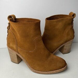 Soludos Brown Suede Ankle Boots